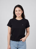 Chanlay Smiley Face Crop Tee —